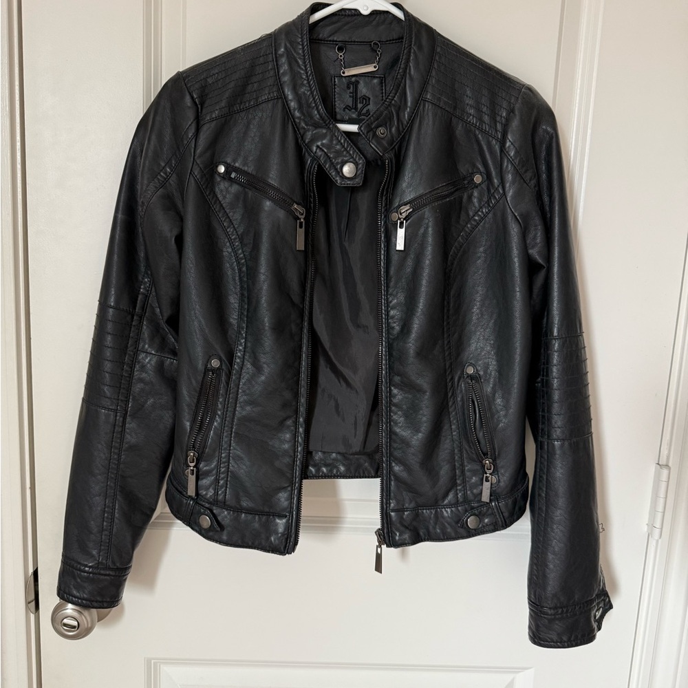 Women's Black Leather Jacket